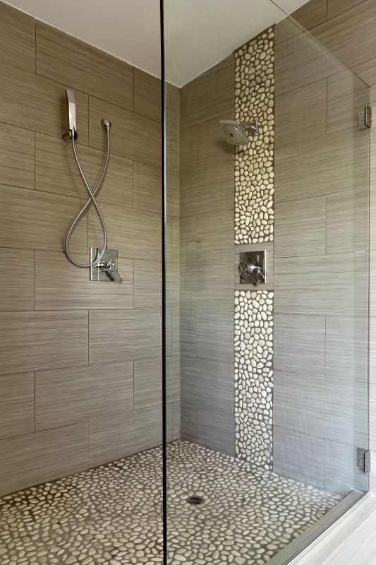 Tile-Work Shower